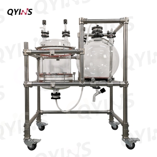 左右款玻璃真空抽濾器30L